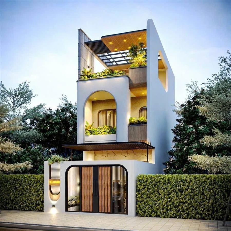 Nhà Phố Mái Vòm Độc Đáo