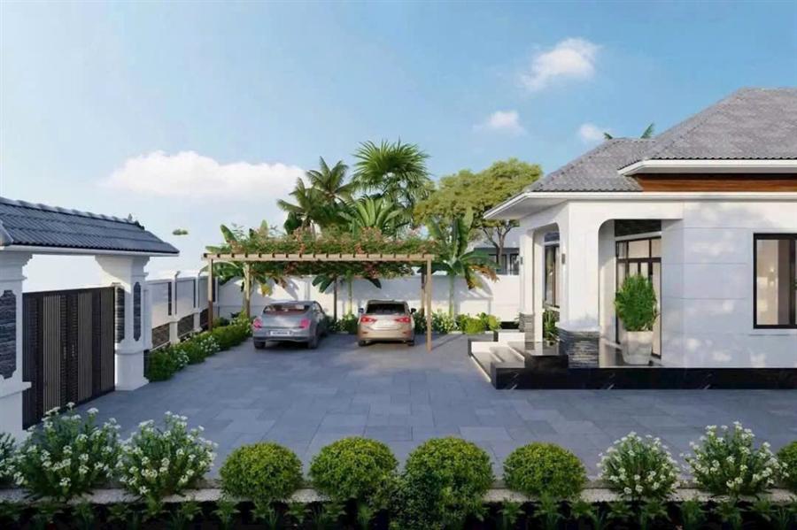 Sân Vườn Gara Biệt Thự Vườn